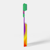 Die Magie der Farben Abstrakt 3D-Rainbowart iPhone Hülle (Linke Seite)