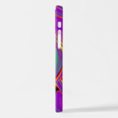 Die Magie der Farben Abstrakt 3D-Rainbowart iPhone Hülle (Linke Seite)