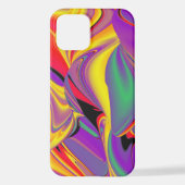 Die Magie der Farben Abstrakt 3D-Rainbowart iPhone Hülle (Rückseite)
