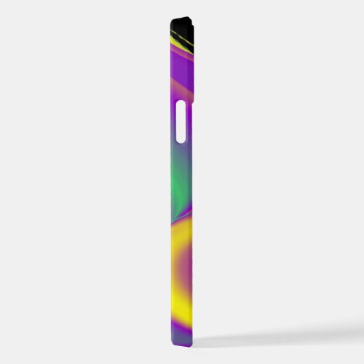 Die Magie der Farben Abstrakt 3D-Rainbowart iPhone Hülle (Rechte Seite)