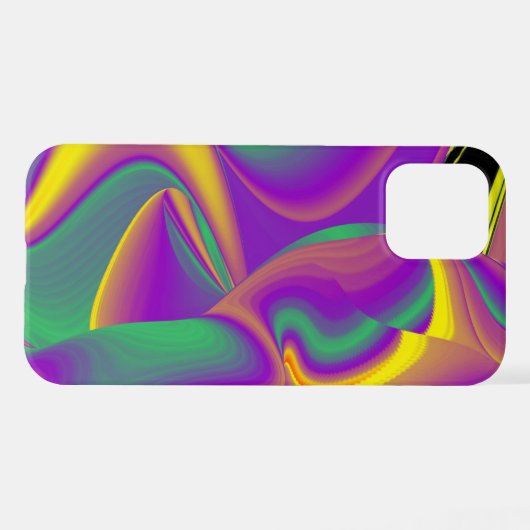 Die Magie der Farben Abstrakt 3D-Rainbowart iPhone Hülle (Rückseite (Horizontal))