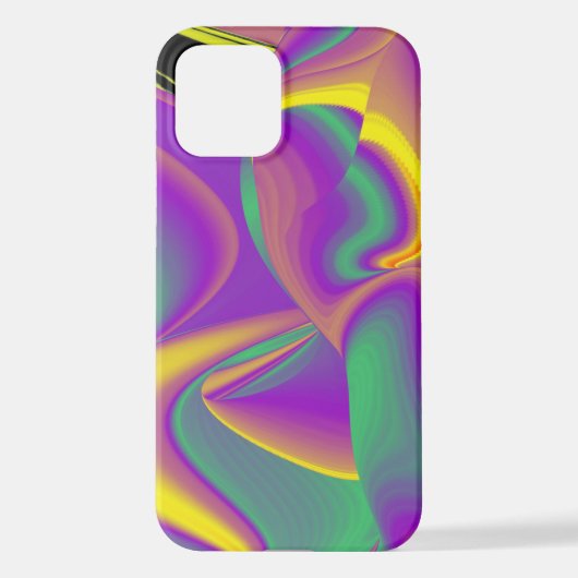 Die Magie der Farben Abstrakt 3D-Rainbowart iPhone Hülle (Rückseite)
