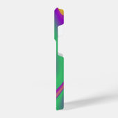 Die Magie der Farben Abstrakt 3D-Rainbowart iPhone Hülle (Linke Seite)
