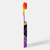 Die Magie der Farben Abstrakt 3D-Rainbowart iPhone Hülle (Linke Seite)
