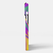Die Magie der Farben Abstrakt 3D-Rainbowart iPhone Hülle (Linke Seite)