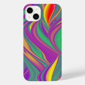 Die Magie der Farben Abstrakt 3D-Rainbowart iPhone Hülle (Rückseite)