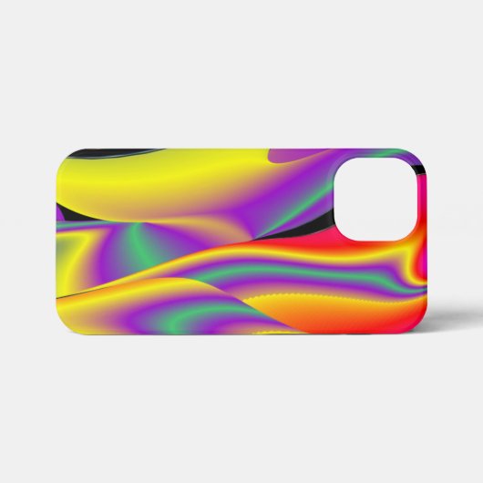 Die Magie der Farben Abstrakt 3D-Rainbowart iPhone Hülle (Rückseite (Horizontal))
