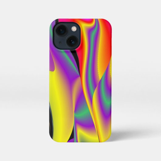 Die Magie der Farben Abstrakt 3D-Rainbowart iPhone Hülle (Rückseite)