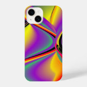 Die Magie der Farben Abstrakt 3D-Rainbowart iPhone Hülle (Rückseite)