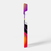 Die Magie der Farben Abstrakt 3D-Rainbowart iPhone Hülle (Linke Seite)