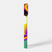 Die Magie der Farben Abstrakt 3D-Rainbowart iPhone Hülle (Rechte Seite)