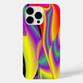 Die Magie der Farben Abstrakt 3D-Rainbowart iPhone Hülle (Rückseite)