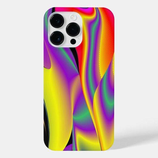 Die Magie der Farben Abstrakt 3D-Rainbowart iPhone Hülle (Rückseite)