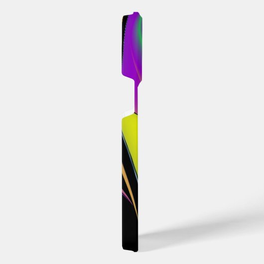 Die Magie der Farben Abstrakt 3D-Rainbowart iPhone Hülle (Rechte Seite)