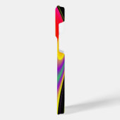 Die Magie der Farben Abstrakt 3D-Rainbowart iPhone Hülle (Linke Seite)