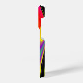 Die Magie der Farben Abstrakt 3D-Rainbowart iPhone Hülle (Linke Seite)