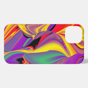 Die Magie der Farben Abstrakt 3D-Rainbowart iPhone 13 Hülle