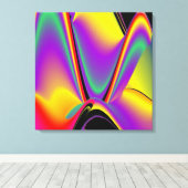 Die Magie der Farben Abstrakt 3D-Rainbowart Leinwanddruck (Insitu (Holzboden))