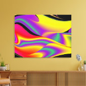 Die Magie der Farben Abstrakt 3D-Rainbowart Leinwanddruck (Insitu (Wohnzimmer))