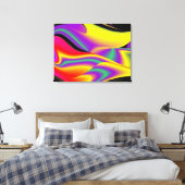 Die Magie der Farben Abstrakt 3D-Rainbowart Leinwanddruck (Insitu (Schlafzimmer))