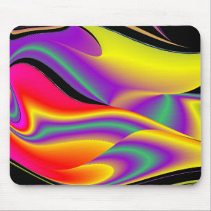 Die Magie der Farben Abstrakt 3D-Rainbowart Mousepad