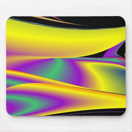 Die Magie der Farben Abstrakt 3D-Rainbowart Mousepad (Vorne)