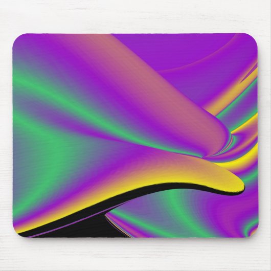 Die Magie der Farben Abstrakt 3D-Rainbowart Mousepad (Vorne)