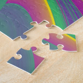 Die Magie der Farben Abstrakt 3D-Rainbowart Puzzle (Seite)