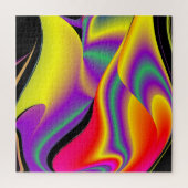 Die Magie der Farben Abstrakt 3D-Rainbowart Puzzle (Vertikal)