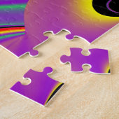 Die Magie der Farben Abstrakt 3D-Rainbowart Puzzle (Seite)