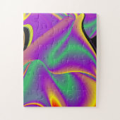 Die Magie der Farben Abstrakt 3D-Rainbowart Puzzle (Vertikal)