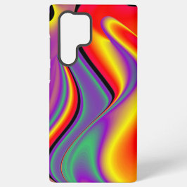 Die Magie der Farben Abstrakt 3D-Rainbowart Samsung Galaxy Hülle