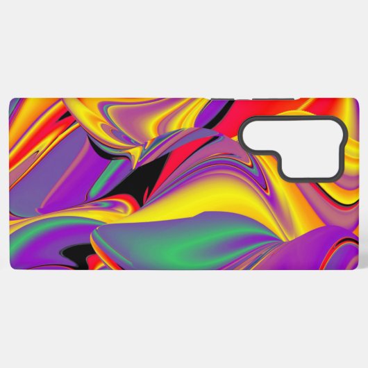 Die Magie der Farben Abstrakt 3D-Rainbowart Samsung Galaxy Hülle (Rückseite (Horizontal))