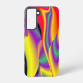 Die Magie der Farben Abstrakt 3D-Rainbowart Samsung Galaxy Hülle (Rückseite)