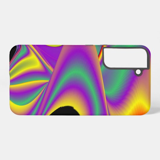 Die Magie der Farben Abstrakt 3D-Rainbowart Samsung Galaxy Hülle (Rückseite (Horizontal))