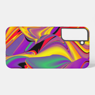 Die Magie der Farben Abstrakt 3D-Rainbowart Samsung Galaxy Hülle