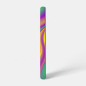 Die Magie der Farben Abstrakt 3D-Rainbowart Samsung Galaxy Hülle (Linke Seite)