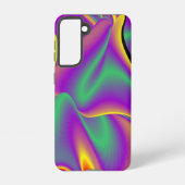 Die Magie der Farben Abstrakt 3D-Rainbowart Samsung Galaxy Hülle (Rückseite)