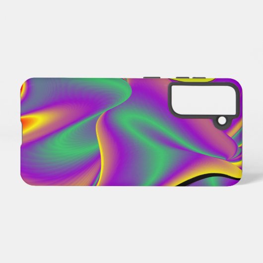 Die Magie der Farben Abstrakt 3D-Rainbowart Samsung Galaxy Hülle (Rückseite (Horizontal))