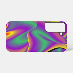 Die Magie der Farben Abstrakt 3D-Rainbowart Samsung Galaxy Hülle