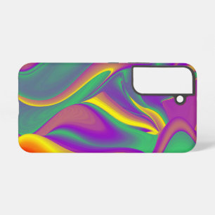 Die Magie der Farben Abstrakt 3D-Rainbowart Samsung Galaxy Hülle