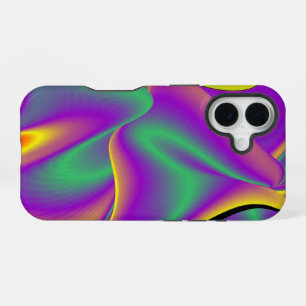 Die Magie der Farben Abstrakte 3D-Regenbogenkunst iPhone 16 Hülle