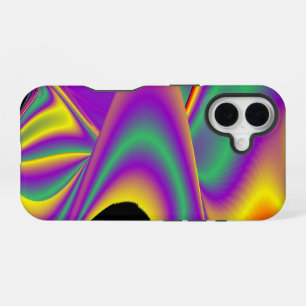Die Magie der Farben Abstrakte 3D-Regenbogenkunst iPhone 16 Hülle