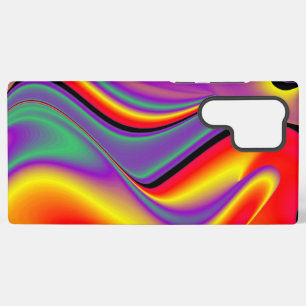 Die Magie der Farben Abstrakte 3D-Regenbogenkunst Samsung Galaxy Hülle