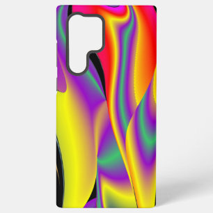 Die Magie der Farben Abstrakte 3D-Regenbogenkunst Samsung Galaxy Hülle