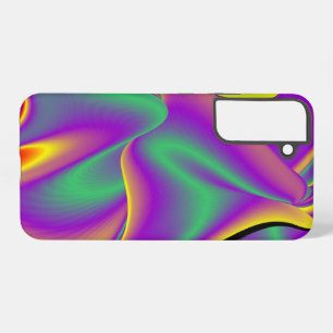 Die Magie der Farben Abstrakte 3D-Regenbogenkunst Samsung Galaxy Hülle