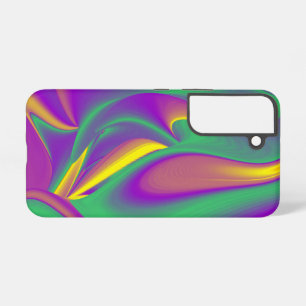 Die Magie der Farben Abstrakte 3D-Regenbogenkunst Samsung Galaxy Hülle