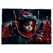 Die Magie der gotischen Elfen unter dem Vollmond Große Geschenktüte (Rückseite)