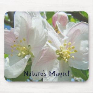 Die Magie der Natur! Das Mauspad Rosa Apfelblüten