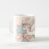 Die Magie der Unicorns Kaffeetasse (Vorderseite Links)